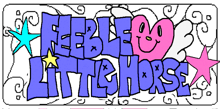 feeble little horse logo